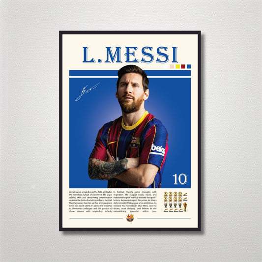 Messi Barca Blue