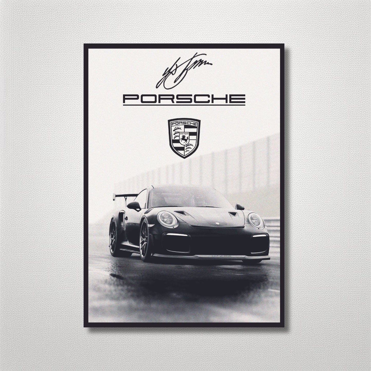 Porsche black & white